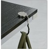 Volnamal Foldable Storage Table Purse Hooker for Table Handbag Hanger