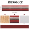 Hanrunsi Red Table Runner 33 X 183 cm Rectangle Coffee