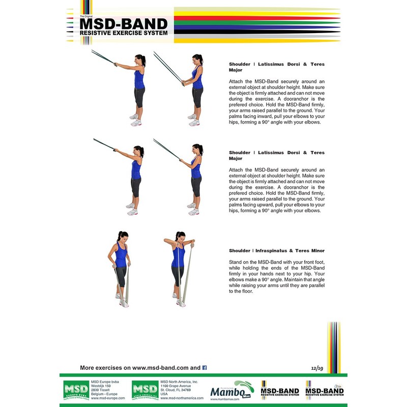 MSD Latex Free Band Special Strength 1.5m Well-trained Users Black