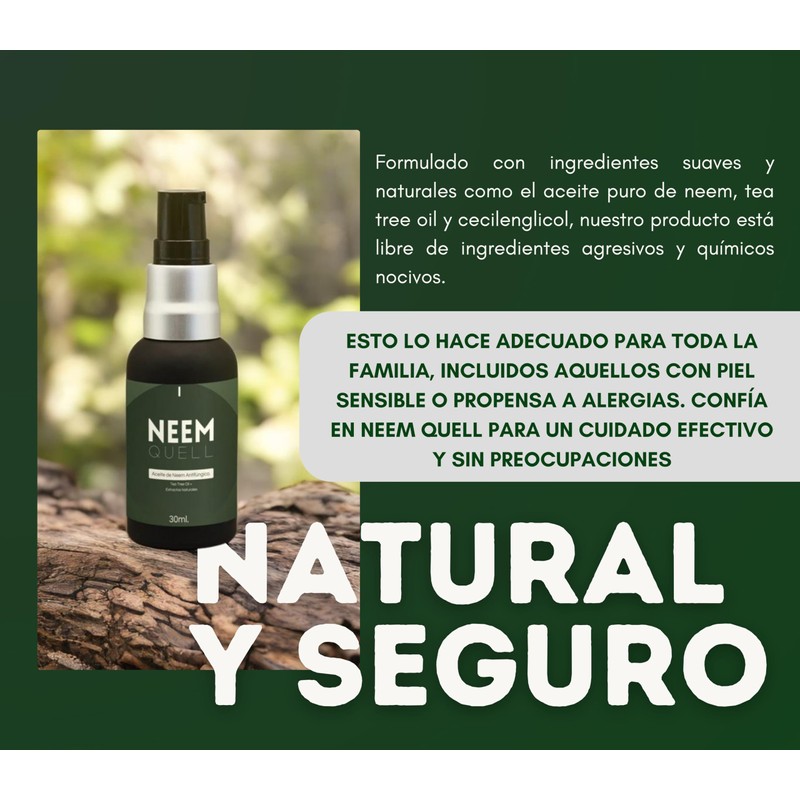 Neem Quell 30ml. - Aceite de Neem Puro 100% Natural
