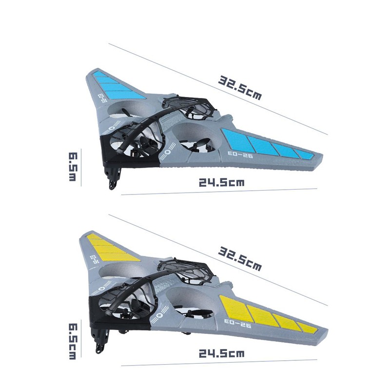 Foam Remote Control Drone 2.4GHz Remote Control Airplane 360 °