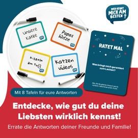 Who Knows Me Best? - The Fun Game for the Whole Family and Friends | With Exciting Challenges & Questions | Family Game, Card Game, Board Game | For Parents, Children and Friends