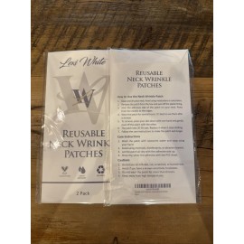 Lexi White 4 PCs Reusable Neck Wrinkle Patch Set