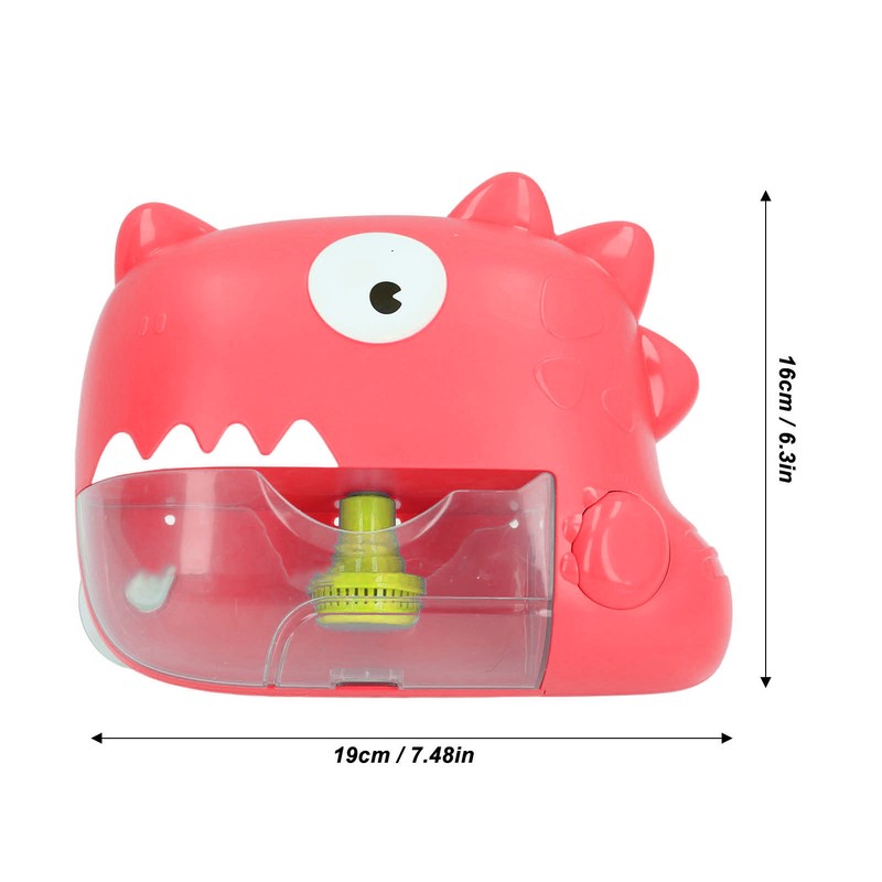 Electronic Bubble Maker Toy Cartoon Dinosaur Shaped 3 Gears IP6