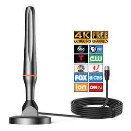 TV Antenna for Smart TV Indoor/Outdoor TV antenne. It effortlessly receives Free Local Channels and is Compatible not only with 4K 1080p Fire TV but Also with Older Television Models.