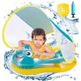 TAIMEI Flotador Bebé 8-15 Kg Niño 3 Meses-6años Salvavidas Inflable