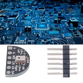 2 Sets MEMS Microphone Mic Microphone Module,I2S Microphone Module Module I2S Interface for General Audio Recording Detection