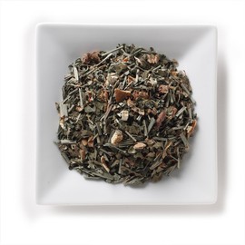 Mahamosa Herbal Herb Tea Blend and Tea Filter Set: 4 oz Herbal Explosion Herbal Tea, 100 Loose Leaf Tea Filters (Bundle- 2 items)(Tea ingredients: Melissa, lemon grass, apple pieces, orange peel, carrot flakes, lemon myrtle, sweet blackberry leaves )