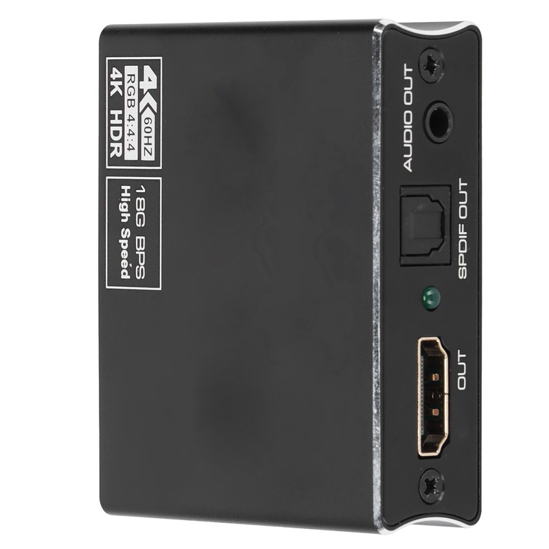 60hz Optical Fiber Audio Splitter Stereo Audio Stable Performance Audio