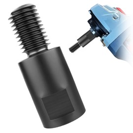 5/8"-11 Angle Grinder Extension Shaft Connecting Rod 2" Airway Buff Extender Durable Aluminum Extension Shaft for Power Angle Grinder and Buffing Wheel Polishing Kit Accessories - Black