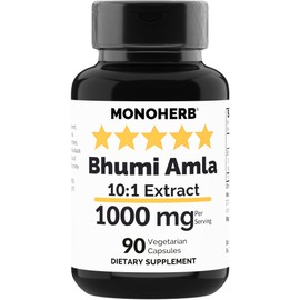 MONOHERB Bhumi Amla Extract 1000 mg - 90 Vegetarian Capsules