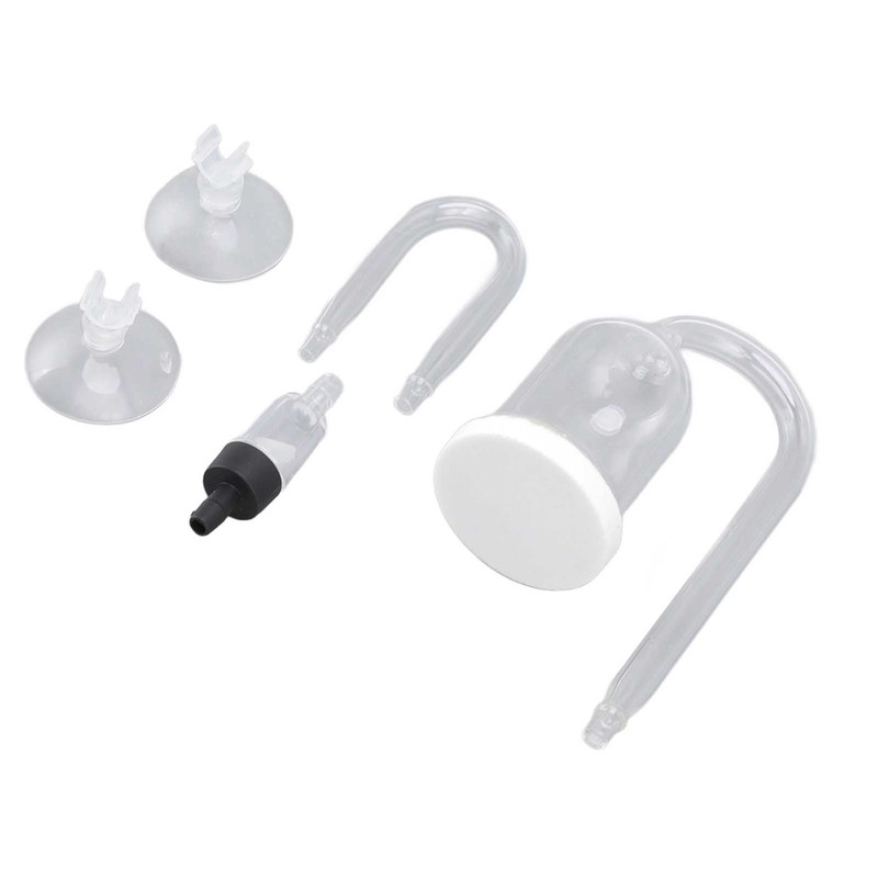 Aquarium Bubble Diffuser Prevent Clogging Transparent Glass Fish Tank Air