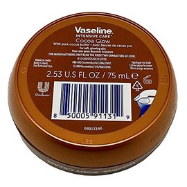 Intensive Care Glow Body Cream - Cocoa by Vaseline for Unisex - 2.53 oz Body Cream
