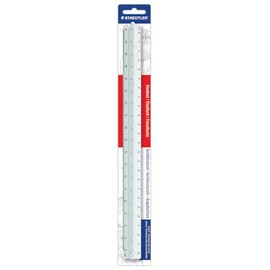 Staedtler 12-Inches Architect Triangular Scale (98719-31BK)