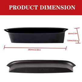 JIATUWAN Passenger Storage Tray Fit for Jeep Wrangler JK JKU 2011-2018, Grab Handle Storage Box Passenger Side Grab Tray, Wrangler Interior Accessories, 1Pack