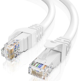 ikbc Ethernet-Kabel für den Außenbereich, 3 m, Cat-6-Ethernet-Kabel, 3 m, Hochgeschwindigkeits-Internetkabel, UTP 23 AWG, 1000 Mbps, 250 MHz, Netzwerkkabel, wasserabweisend, RJ45-Gigabit-LAN-Kabel
