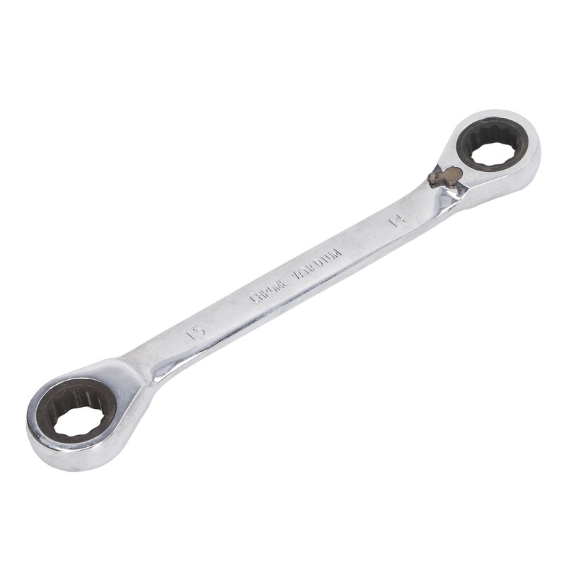 Double Ended Ring Wrench Universal Chrome Vanadium Steel 72 Tooth