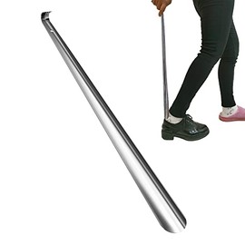 Shoe Horn Long Handle,Extra Long Shoe Horn for Seniors Men Women Kids,23 inch Heavy Duty Stainless Steel Shoehorn