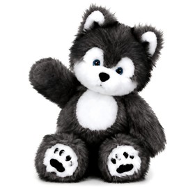 Cudhug Husky Stuffed Animal, Cute Huggable Plush Toy Gift for Kids 15.7"