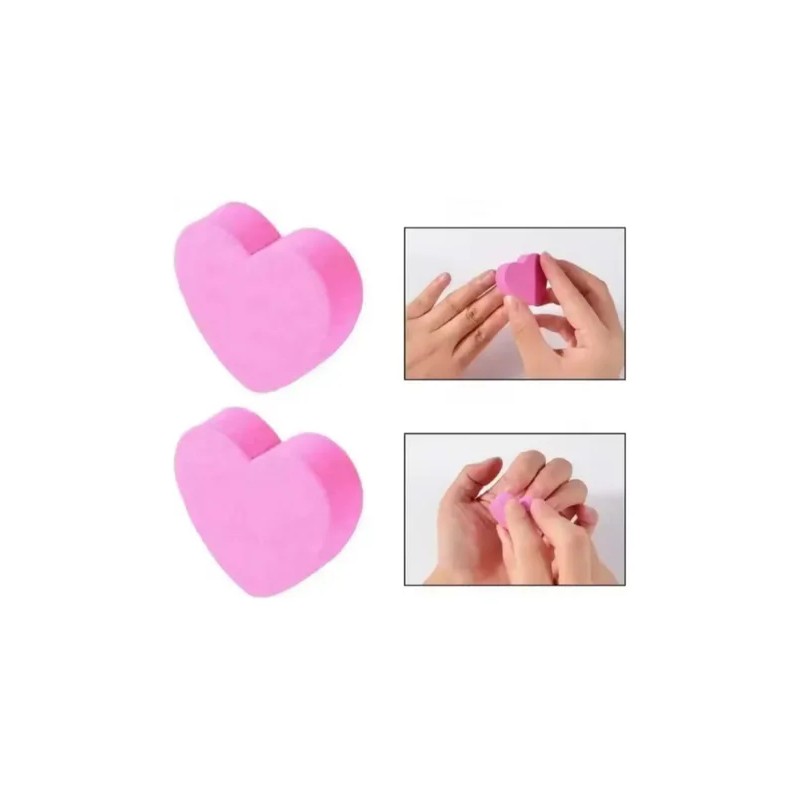 25 Mini Limas Sponge Para Uñas Manicure