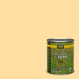 Rodda Paint CASCADIA ZERO Interior Semi-Gloss Paint & Primer in One, Quart, Essentially Bright