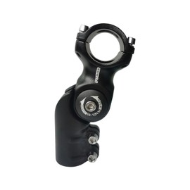 UPANBIKE Adjustable Bike Stem Riser Adapter 120 Degree 25.4mm*55mm Adjustale Angle Bicycle Stem Extender For Mountain Bike Road Bicycle MTB BMX