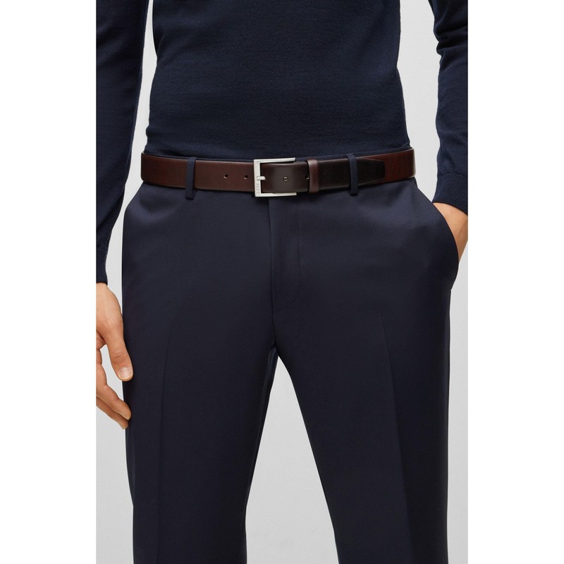 BOSS Men's Belt, Dark Brown203
