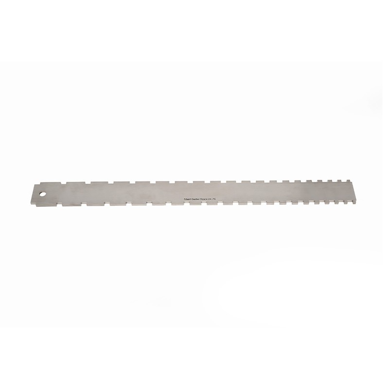 Guitar Neck Notched Straight Edge Ruler String Action Height Gauge