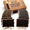 Mini Chalkboard Signs, 20 Pack Framed Small Chalk Board Food
