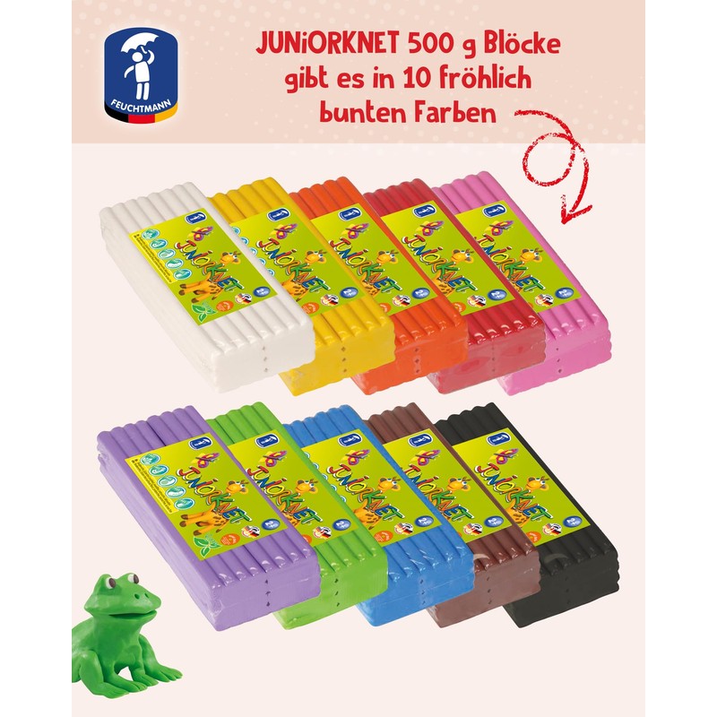Feuchtmann Juniorknet Modelling Dough Jumbo Pack (Blue))