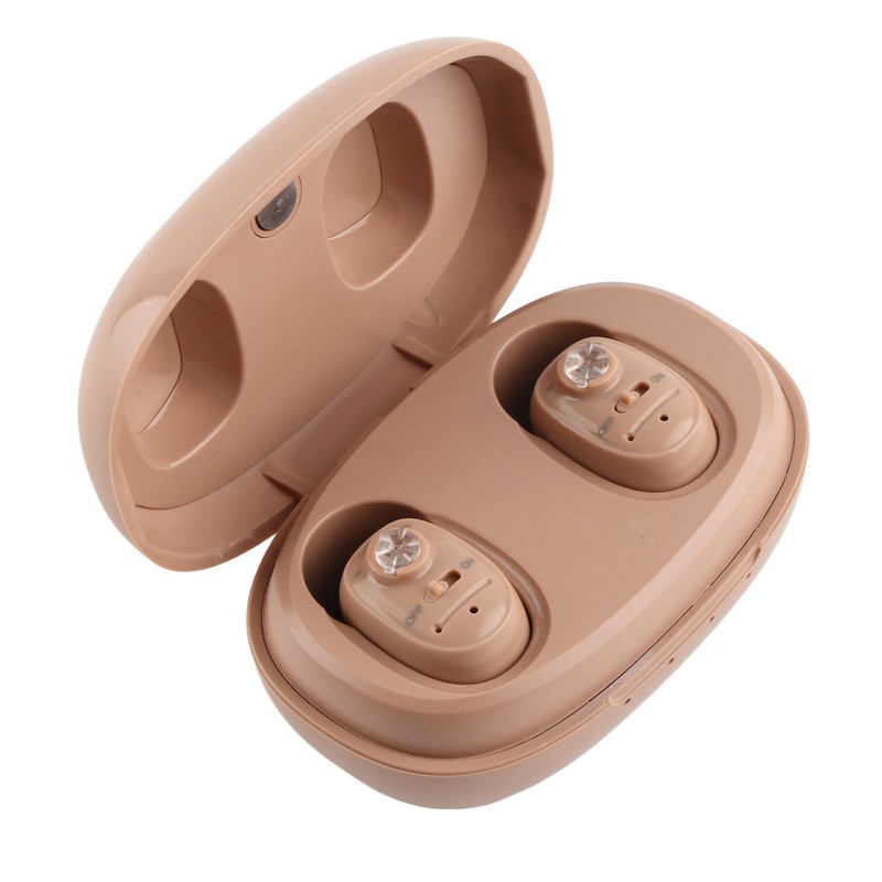 Digital Hearing Aids Rechargeable Lightweight Earbuds Hearing Amplifier with Charging