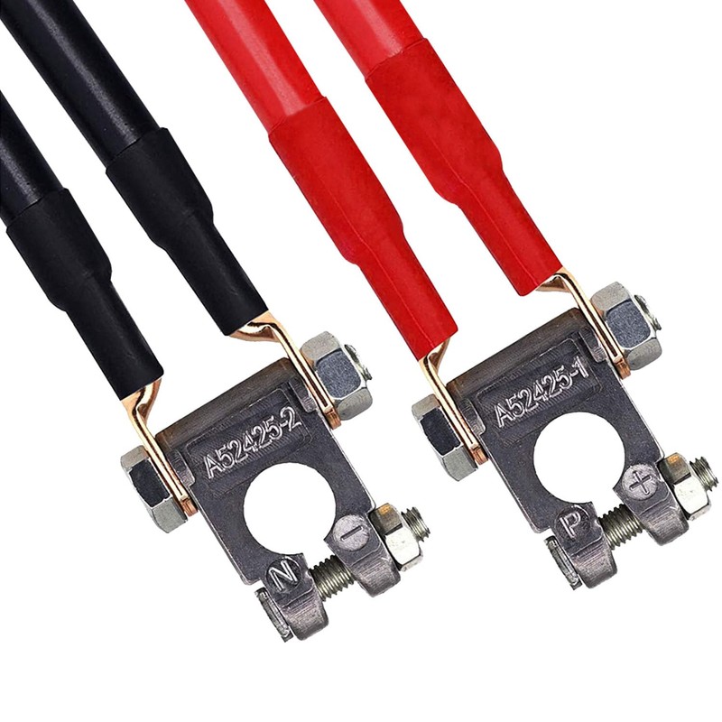 DLronwey Battery Terminal Connectors,Military Spec Positive Negative Heavy Duty Battery
