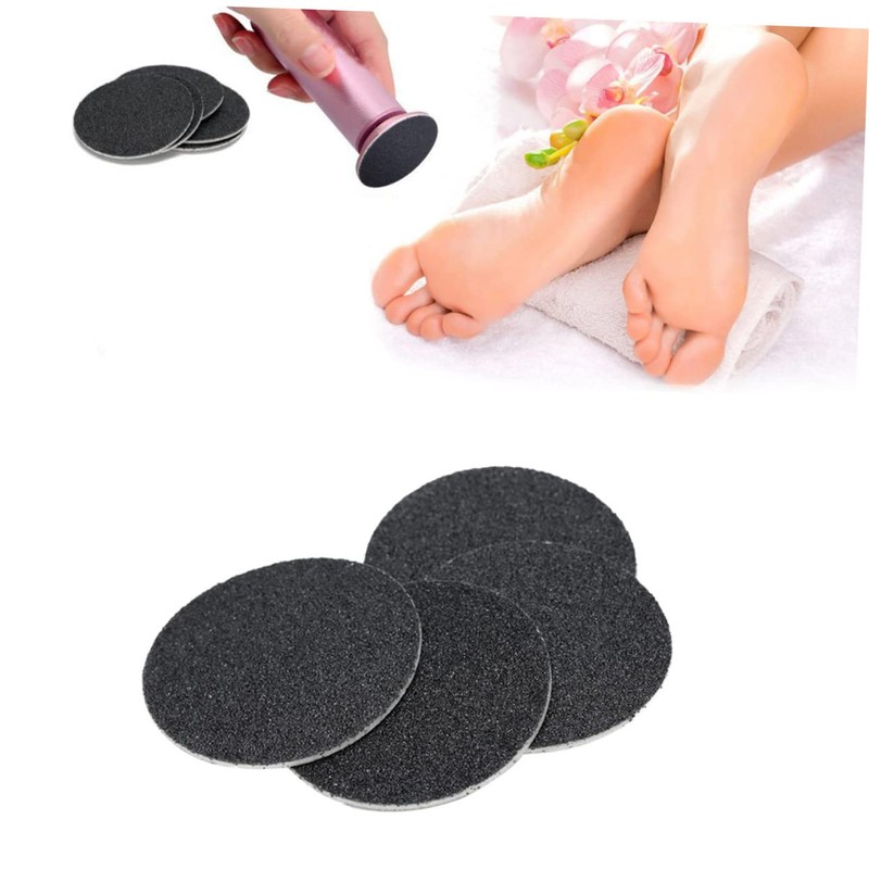 Beavorty Foot File Sandpaper Discs 60pcs Replacement Sandpaper Disks Callus