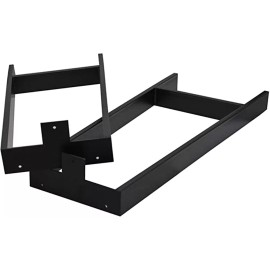 Home Soft Things Industrial Black Table Leg Desk Legs Heavy Duty Furniture Legs 16"-32" H 2PCS - 32" X 12" X 2.4"