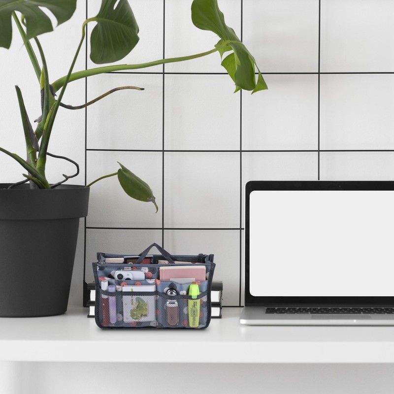 JJ PRIME - Multi Compartment Bag Handbag Insert | Expandable