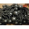 AJ 9" 25 pcs Black ball bungee bungie cord heavy