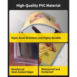 5x7 Toploader - Clear Rigid Photo Protectors for Your Precious Memories - Durable Hard Plastic Sleeves, 25 Pack