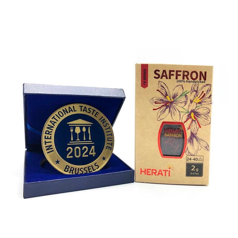 Herati Saffron Super Negin Grade 1 Threads 2 Grams Crystal