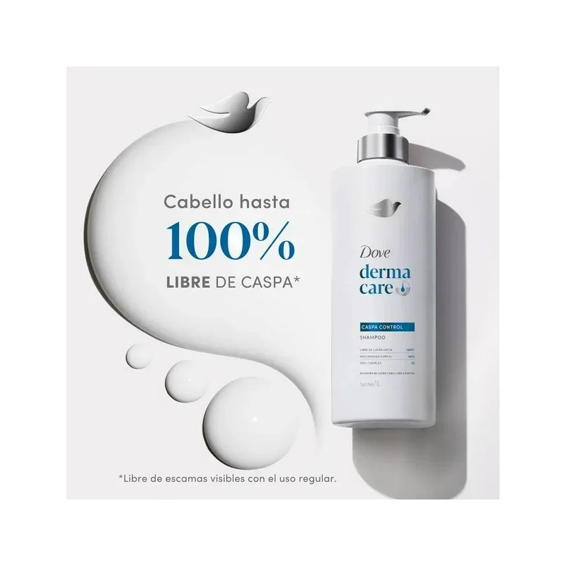 Dove Shampoo Dermacare Caspa Control 1l