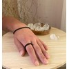 Lebensquelle Plus Mini Ball Ring, 4 mm, High-Quality Gemstone Ring,