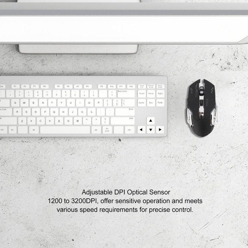 2.4GHz Wireless BT Mouse Dual Mode Silent Easy Operation Ergonomic