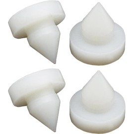 PurYupearl 4 Pcs White Clutch Pedal Stop Pad Clutch Pedal Stop Pad 46505-SA5-000 46505SA5000 for Acura-Civic Brake Pedal Limit Block Brake Limiter Pad Pedals and Pedal Accessories