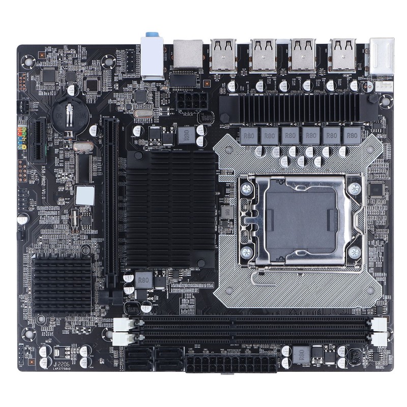 X58 Motherboard 2 DDR3 LGA 1366 Pins Gaming Motherboard Support