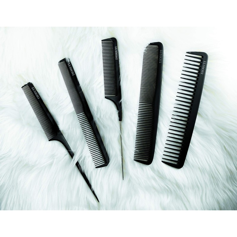 TB TOOLS FOR BEAUTY T4B LUSSONI Pin Tail Comb Antistatic