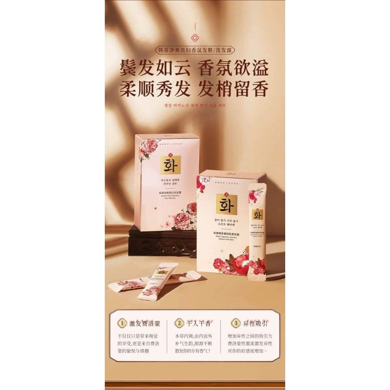 HAN FEN Portable Travel Bath Products Shower Gel Shampoo 韩芬便携旅行洗浴用品沐浴露洗发露