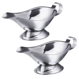 Westmark 2 sauce bowls, drip-free spout, capacity: 120 ml each, stainless steel, silver, 622722E3