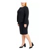 Le Suit Women's Plus Size Jacket/Dress Suit, Black, 20W