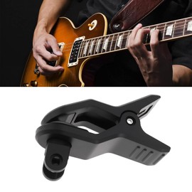 YINETTECH 2PCS Guitar Tuner Clip 48x16mm Suitable for Guitar Instrument Black
