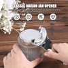 Mason Jar Bottle Opener, Stainless Steel Jar Opener Easy Twist