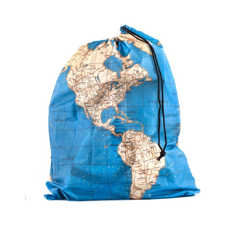 Kikkerland Around The World Travel Bags, Set of 4